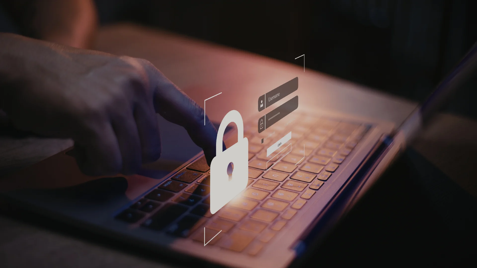 SIEM & SOAR Security Monitoring Dashboard auf Laptop